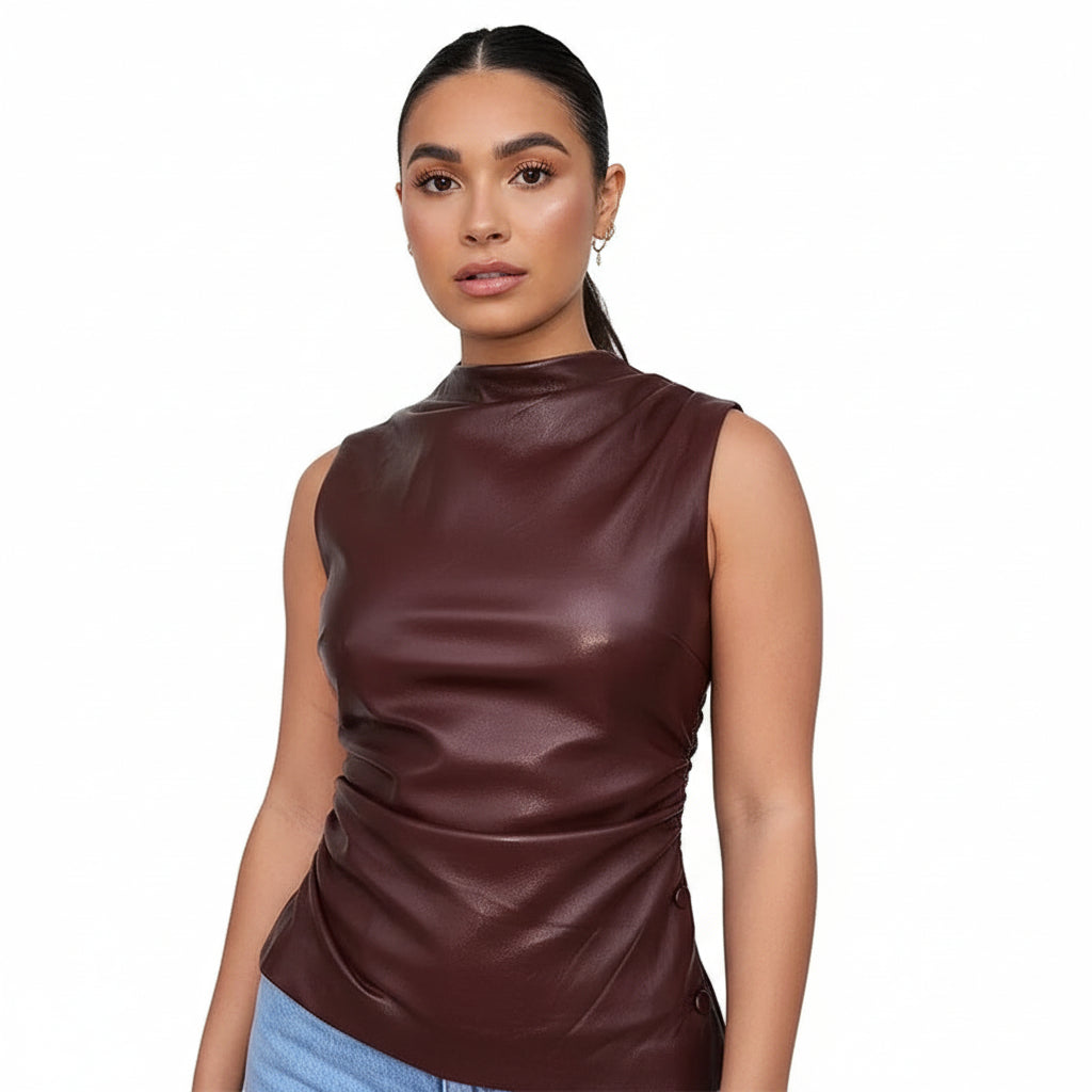 STELLA | TOP BURGUNDY