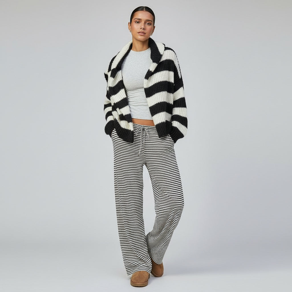 Aurora | Pantaloni a righe