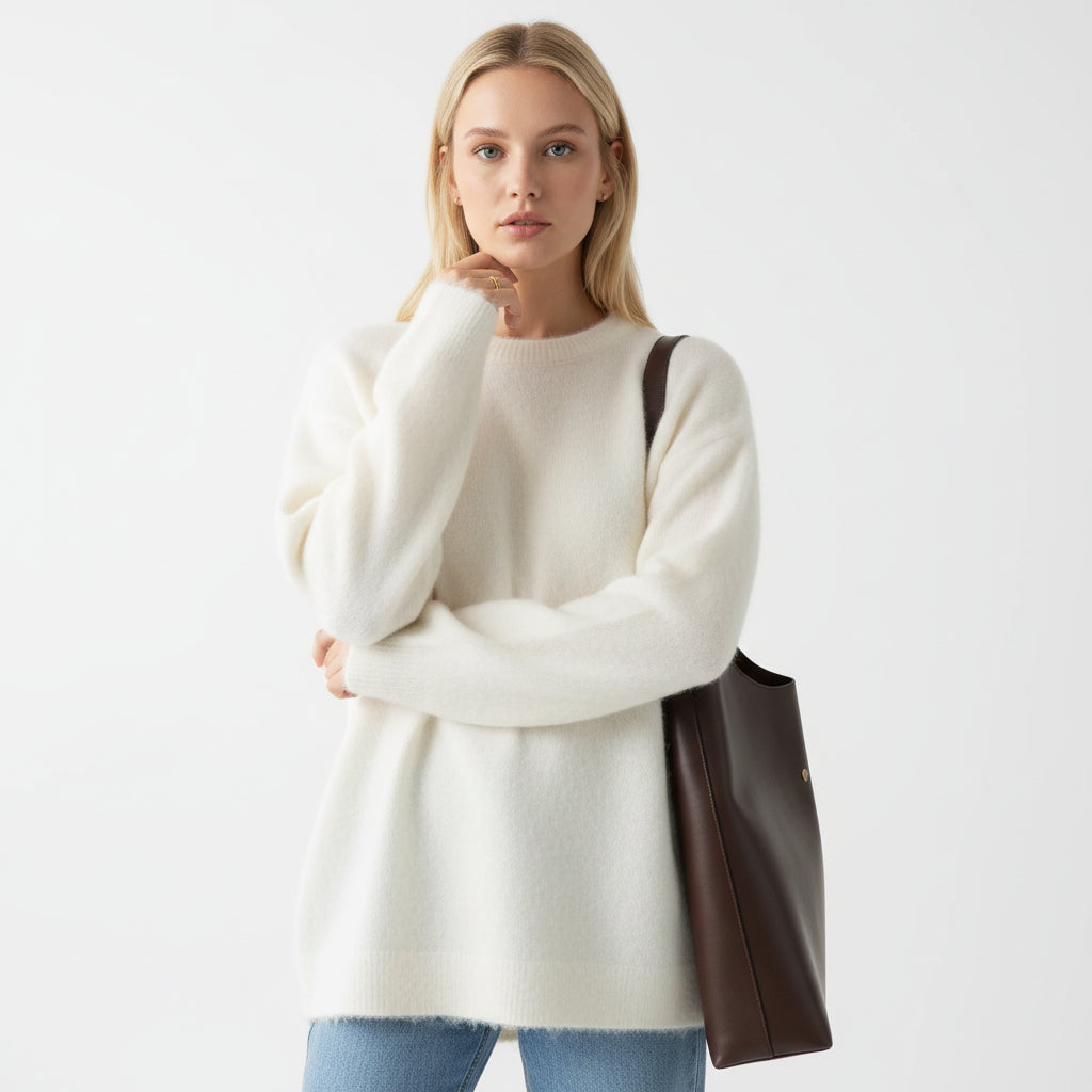 Lila | Maglione Mohair a Collo Alto