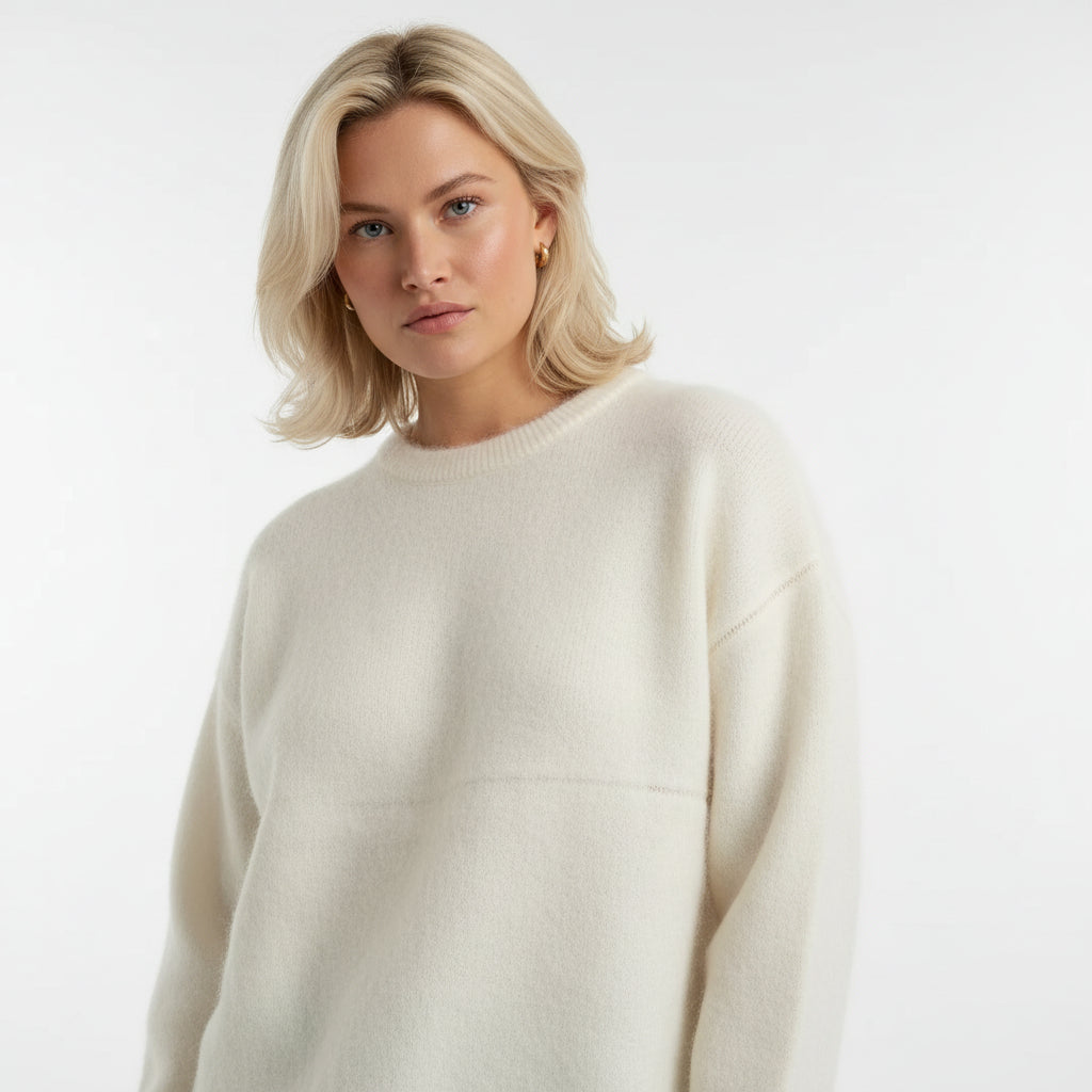 Lila | Maglione Mohair a Collo Alto
