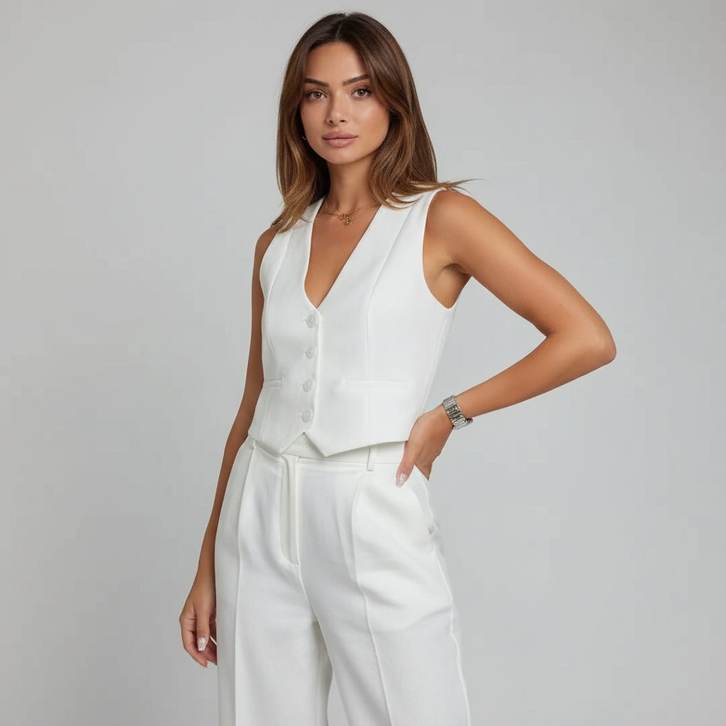 Viola | Top Gilet Corto