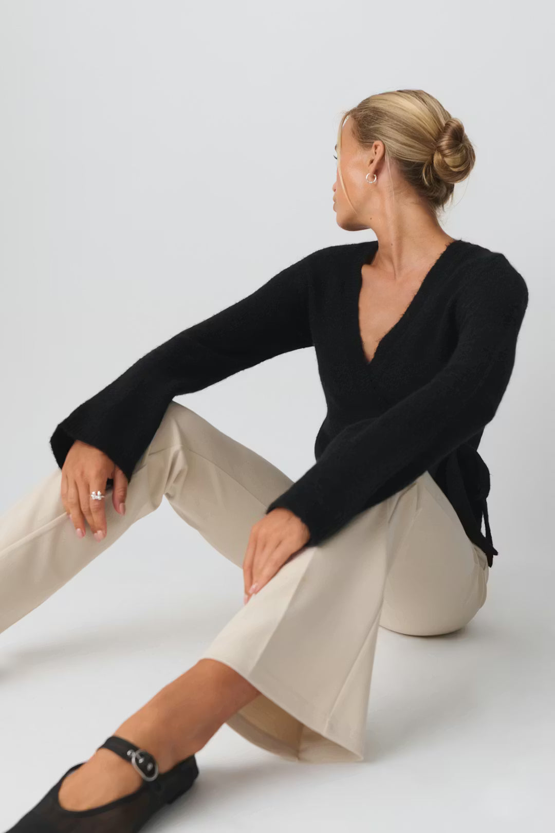 Abito Lia | Cardigan Avvolgente in Maglia