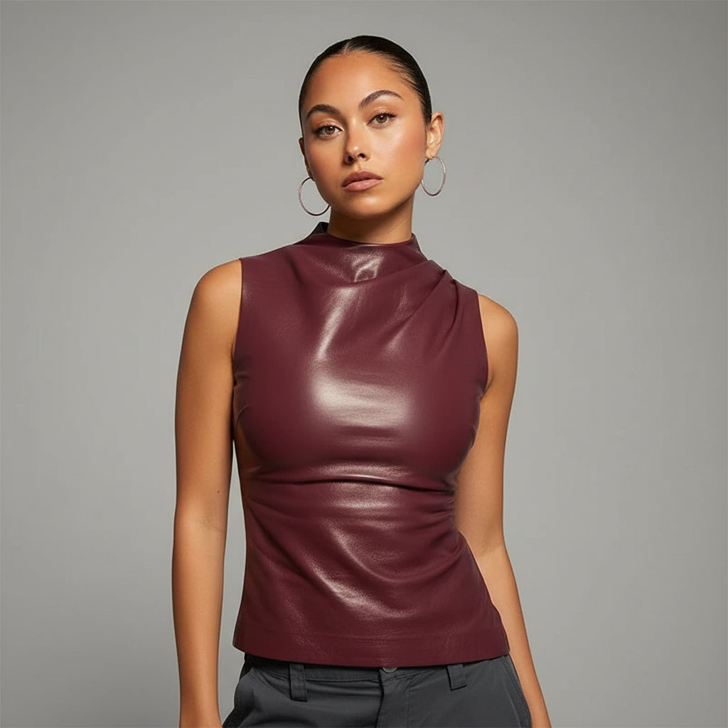STELLA | TOP BURGUNDY