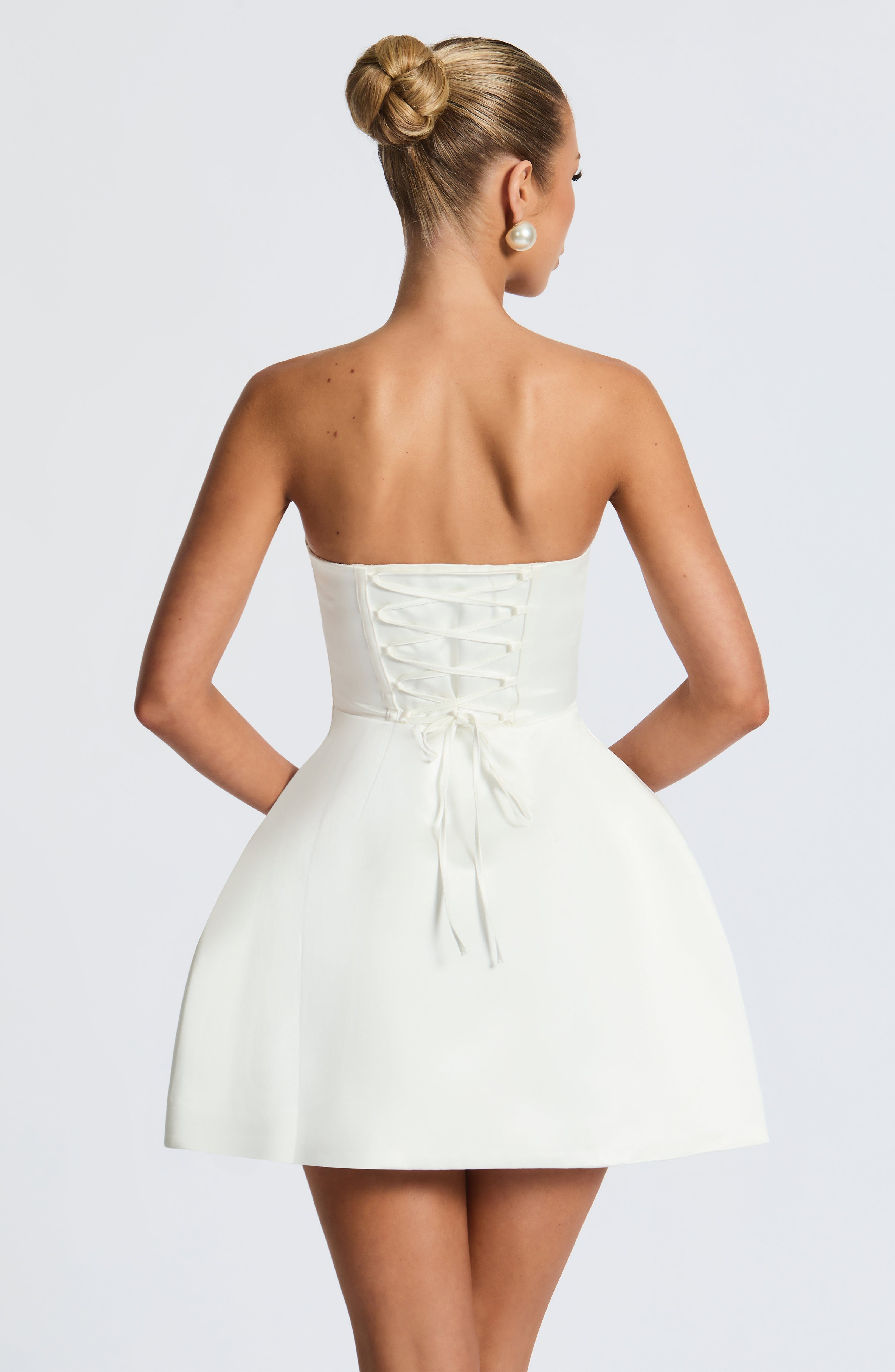 Abbey Mini Dress - Avorio