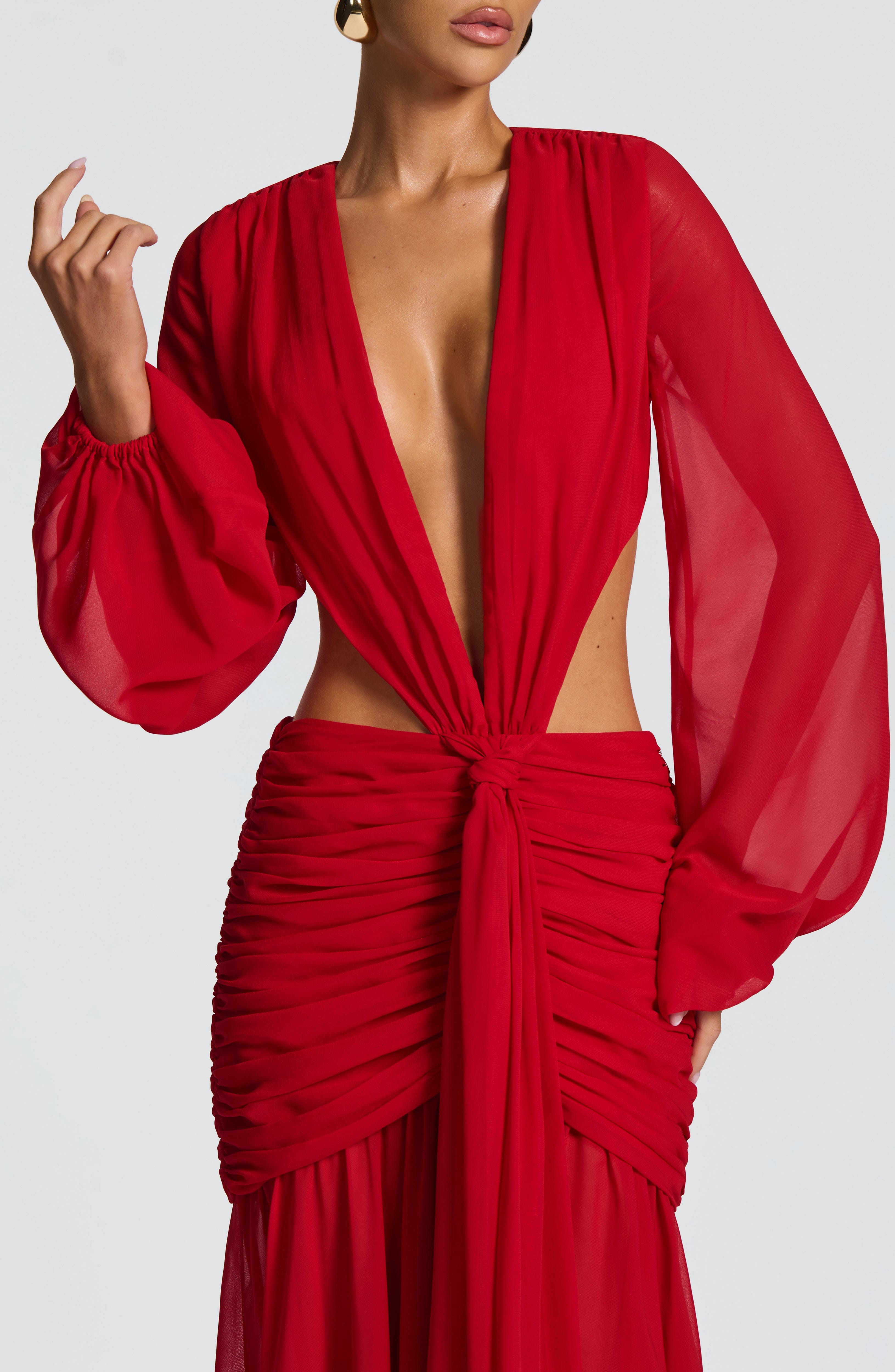 Abito Maxi Andrina - Rosso