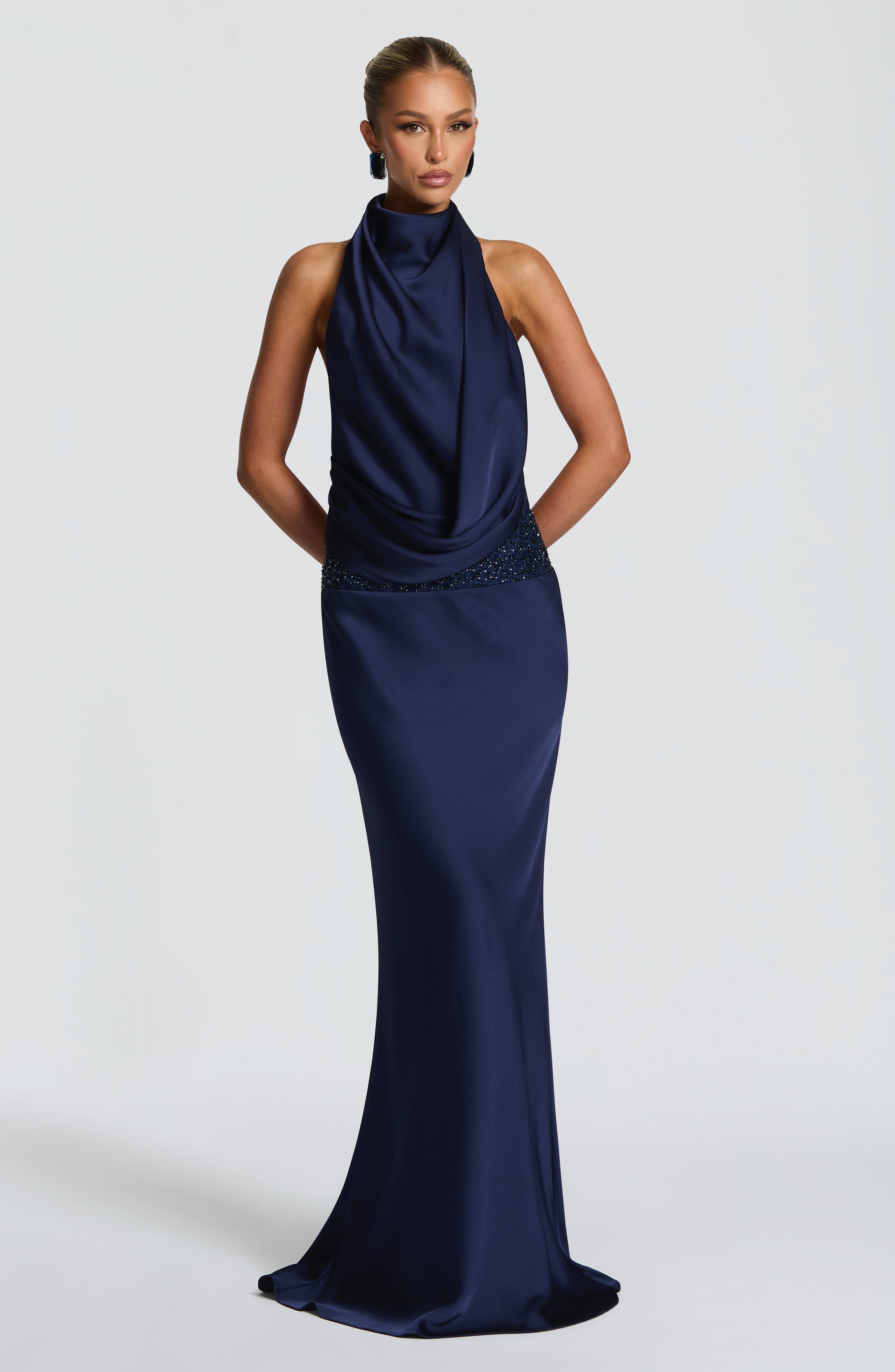 Abito Maxi Armelle - Blu Navy
