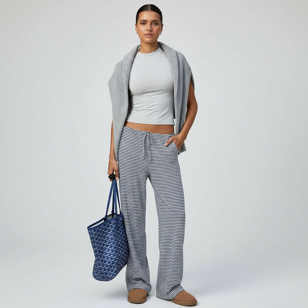 Aurora | Pantaloni a righe